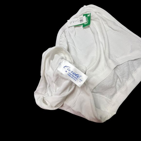 VTG Carole Panties Size 13‎ White Made in the USA Cotton Style 637 Granny Panty - Picture 3 of 8